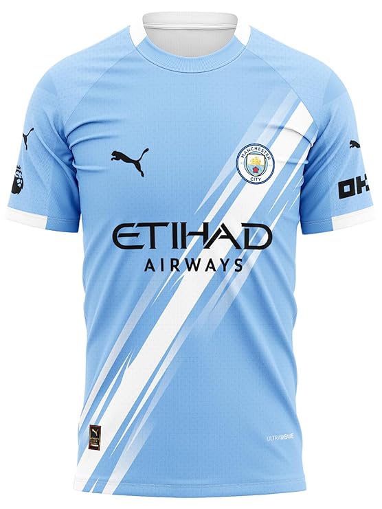 Manchester City Football Jersey Home 25 26 Season