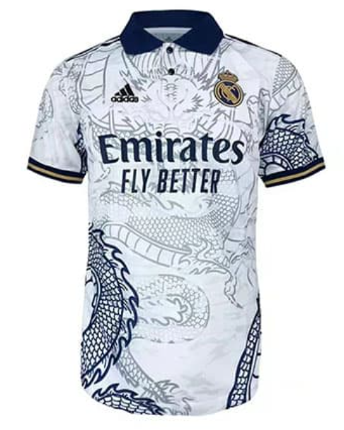 Real Madrid SE White Dragon Jersey
